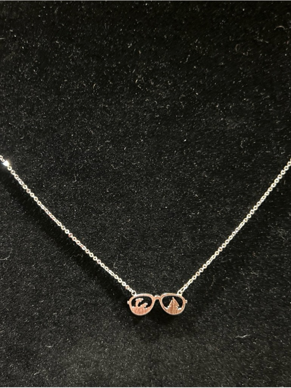 Eyeglass charm necklace